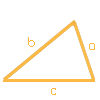 Dreieck: Alle drei Seiten a, b und c bekannt (SSS)