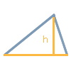 Dreieck: Grundseite g mit Höhe h bekannt