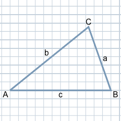 Beschriftung Dreieck